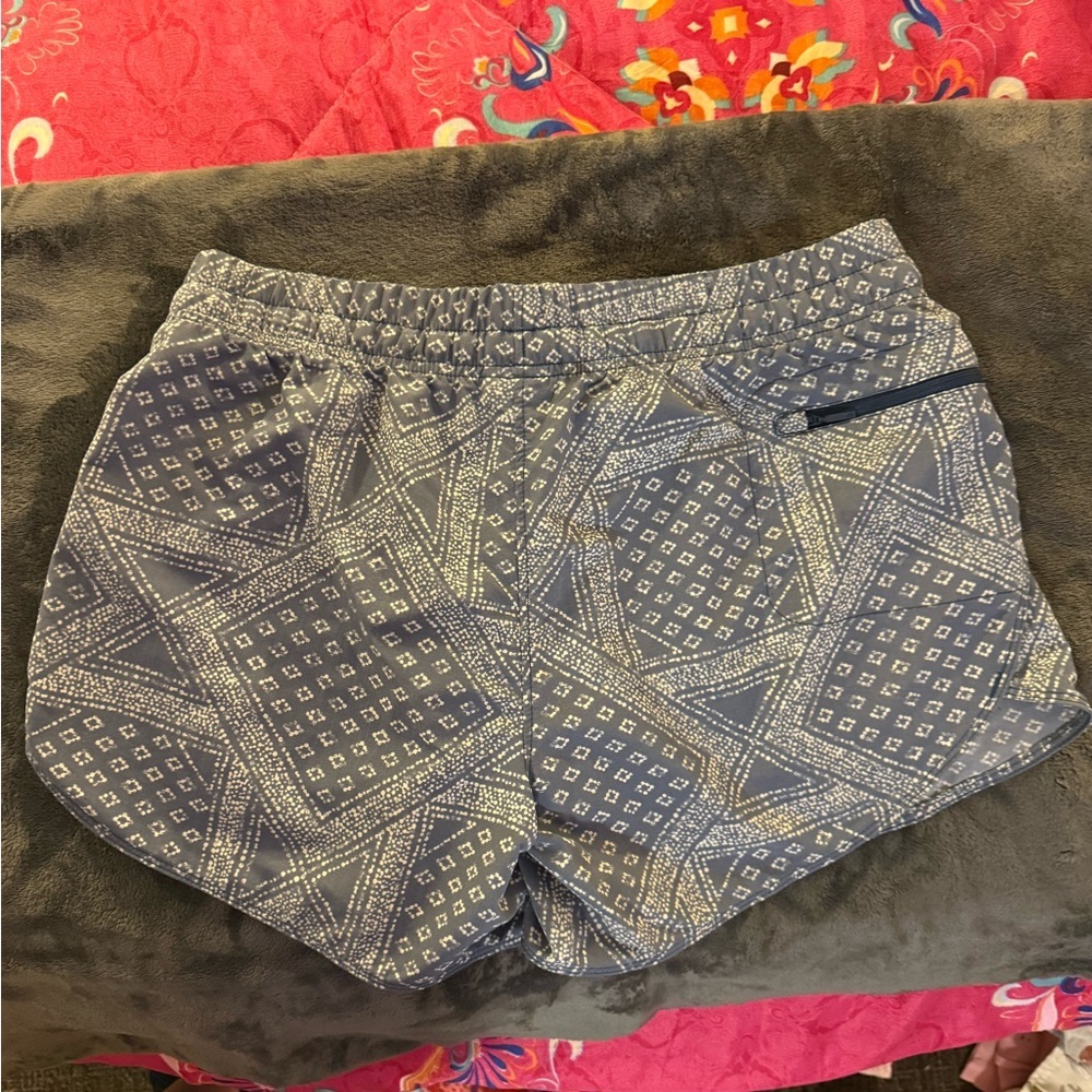The North Face Blue Athletic Shorts Lightweight Elastic Waist NWOT